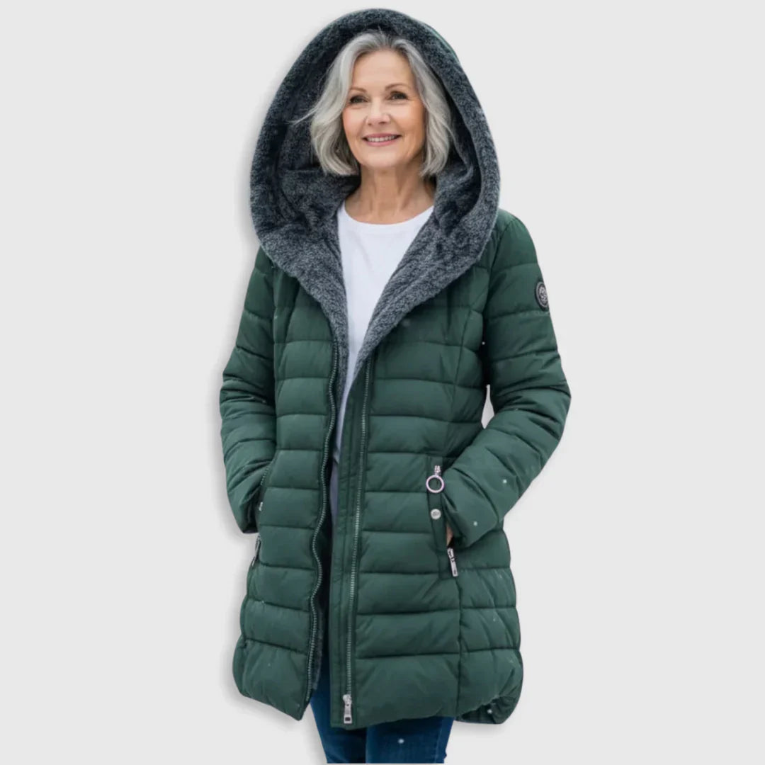 Olivia™ | Ultra-Warme Gewatteerde Winterjacke – Gemütlicher Komfort trifft zeitlose Eleganz