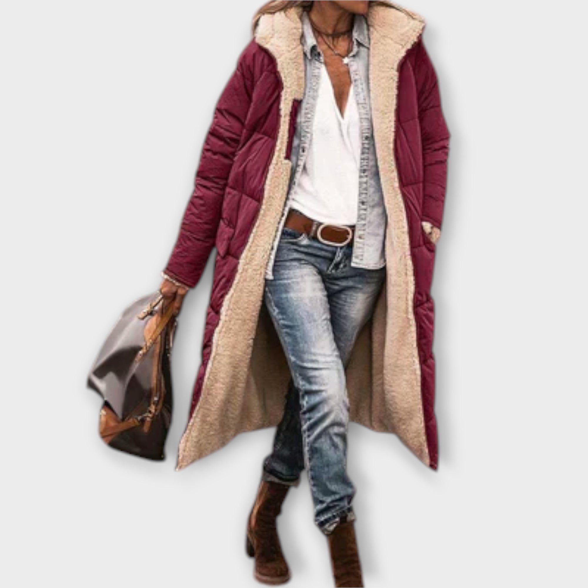 Polariou™ | Kuscheliger Fell-Futter Mantel