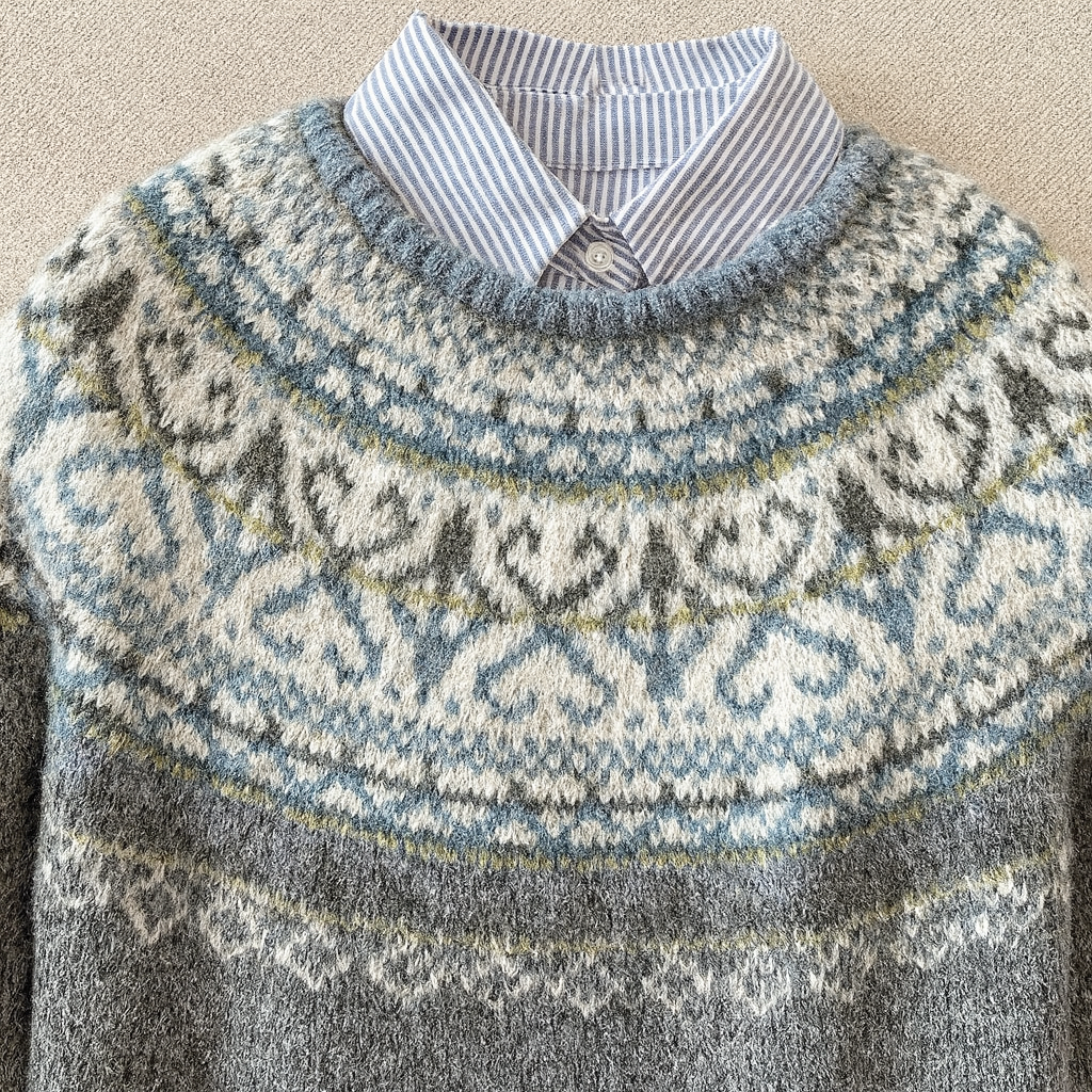 Luxe - Weicher Nordic Pullover
