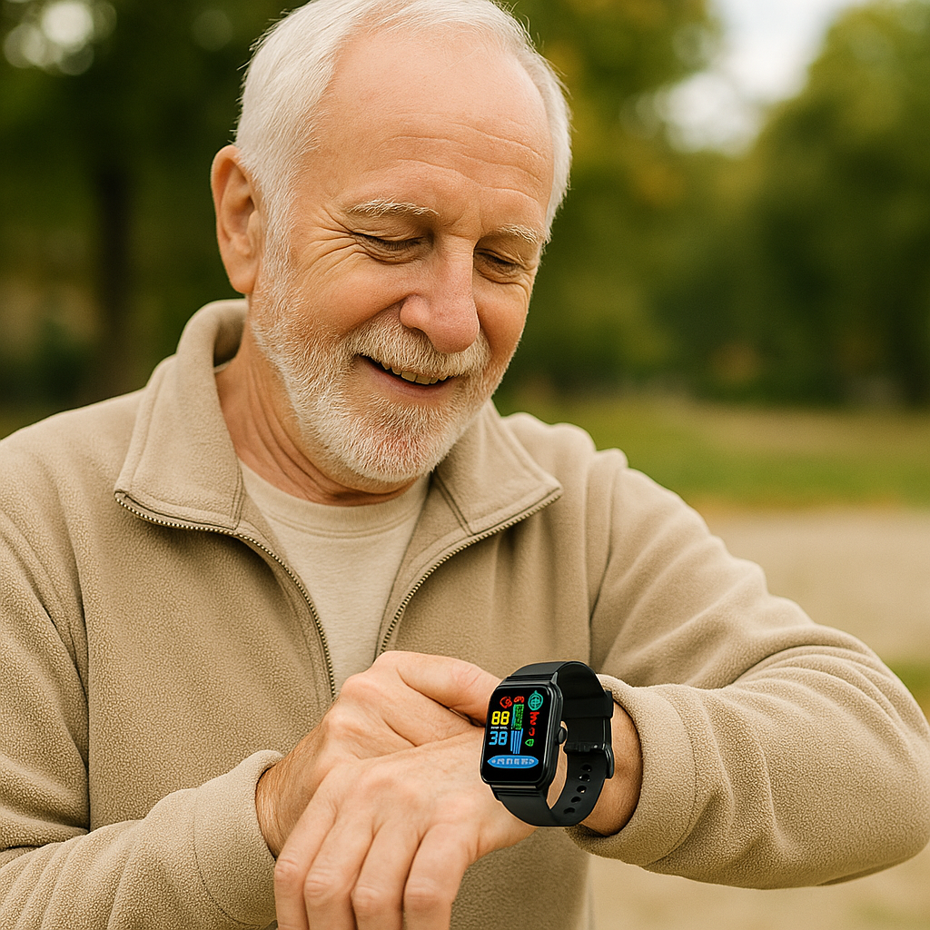 GlucoCare SOS - mit SOS-Funktion inkl. Sturzerkennung & zertifizierte Blutzuckermessung (2026) - Original
