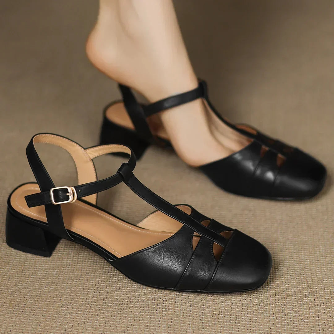 Isabella | Geflochtene Leder-Ballerinas