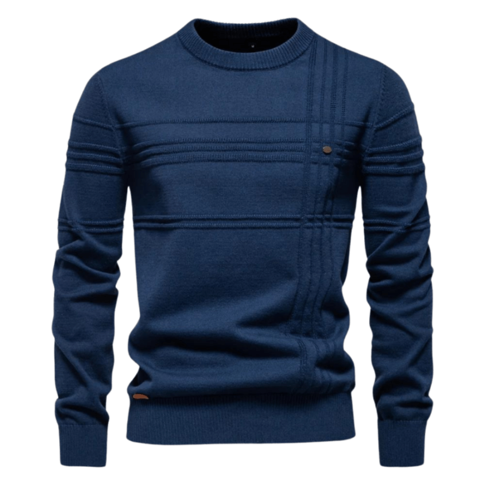 Burkhard | Stilvoller Herrenpullover mit Rautendesign