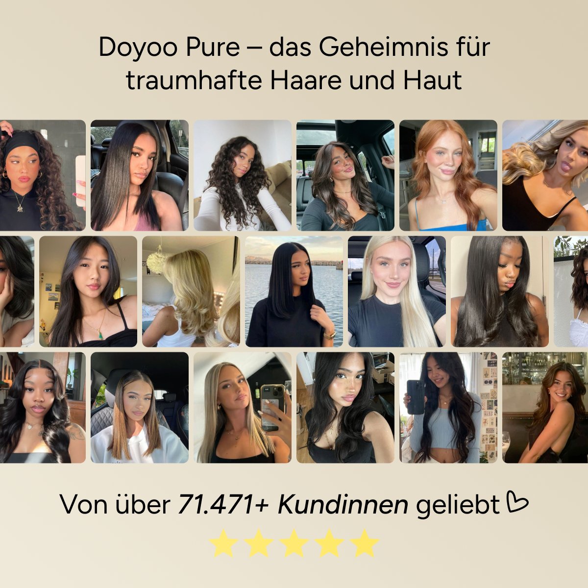 Doyoo Pure™ 3in1 Premium Filterduschkopf