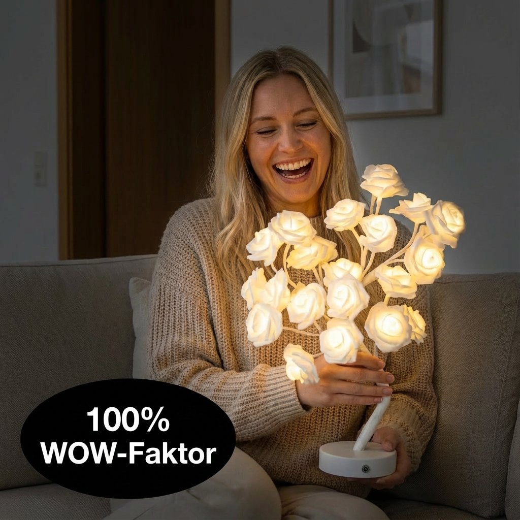 Bäumlein® - mit 32 LED Rosen