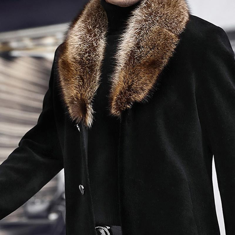 Polariou™ | Einreihiger Mid-Länge Mantel für Herren